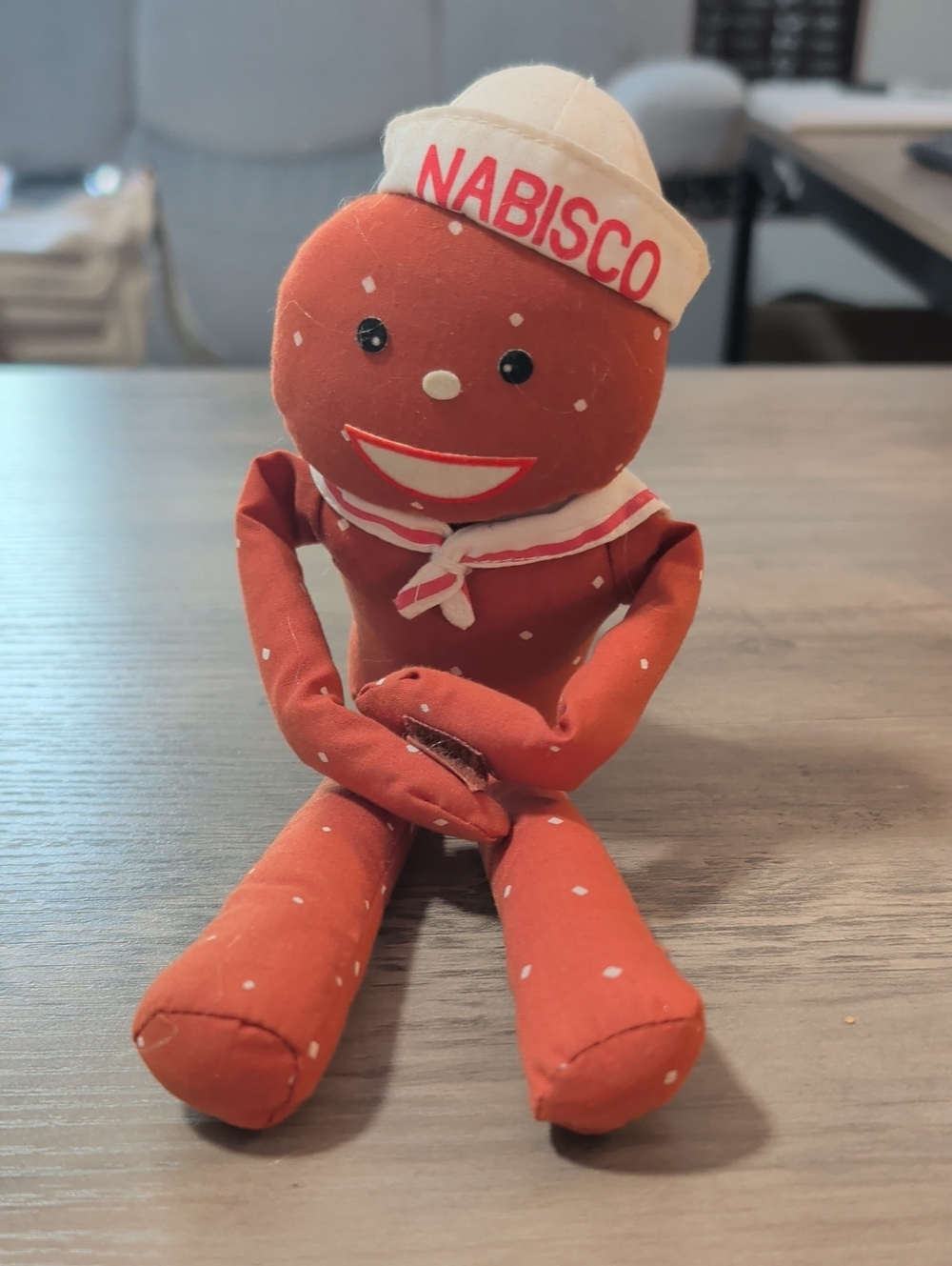 Vintage 1983 Nabisco Limited Run Plushie Pretzel Man "Mr. Salty"